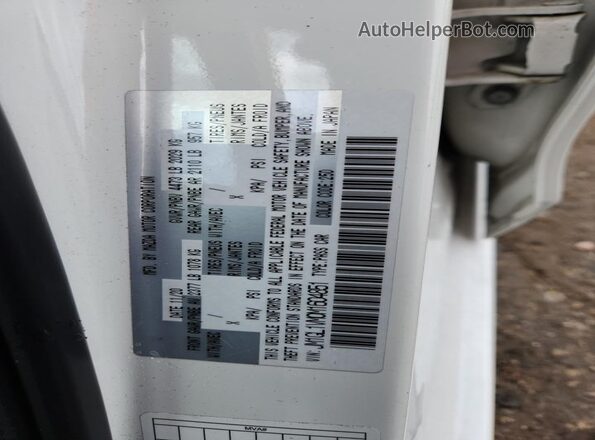 JM1GL1VM0M1604851 2021 MAZDA 6 White ძრავის განყოფილების ხედი