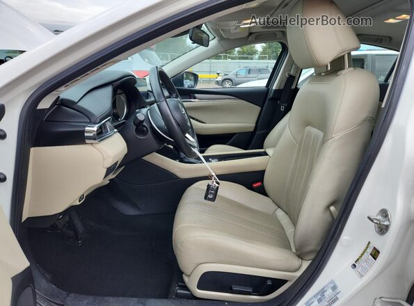 JM1GL1VM0M1604851 2021 MAZDA 6 White წინა სალონის ხედი