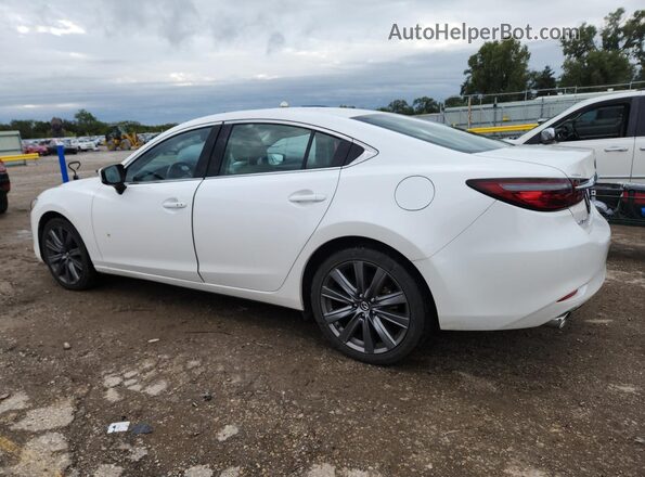 JM1GL1VM0M1604851 2021 MAZDA 6 White უკანა მარცხენა