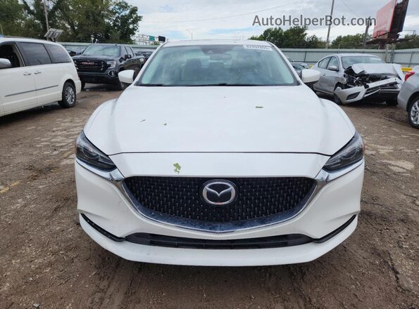 JM1GL1VM0M1604851 2021 MAZDA 6 White წინა ხედი