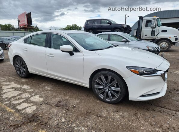JM1GL1VM0M1604851 2021 MAZDA 6 White წინა მარჯვენა