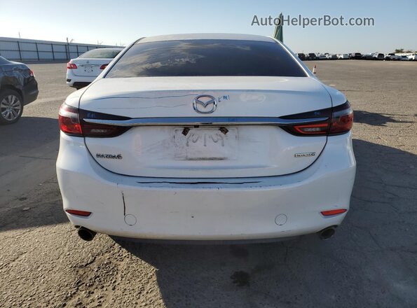 JM1GL1VM0M1611282 2021 MAZDA 6 White Հետևի տեսք