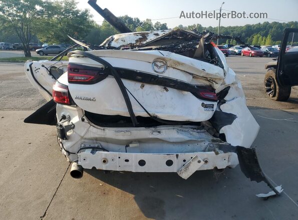 JM1GL1VM0M1613937 2021 MAZDA 6 White უკანა ხედი