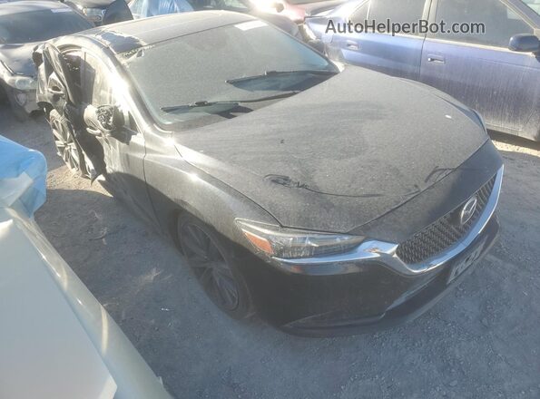 JM1GL1VM1M1607760 2021 MAZDA 6 Black Передня права чверть