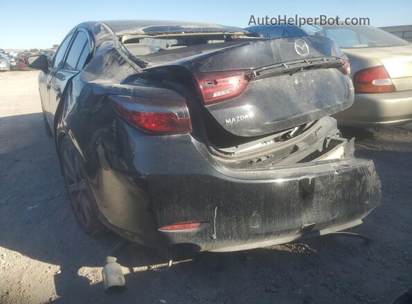 JM1GL1VM1M1607760 2021 MAZDA 6 Black Вид ззаду