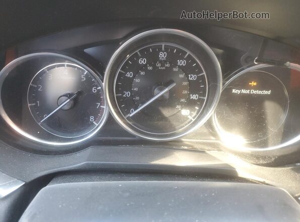 JM1GL1VM1M1607760 2021 MAZDA 6 Black Вид щитка приладів