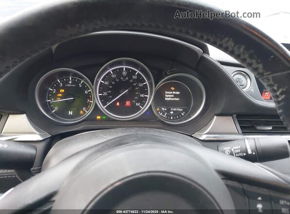 JM1GL1VM2L1513742 2020 MAZDA 6 Dark Blue უკანა სავარძლების ხედი