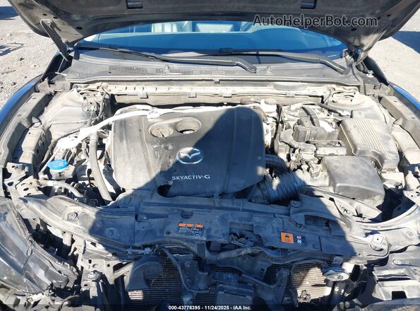 JM1GL1VM2M1603961 2021 MAZDA 6 Blue უკანა ხედი