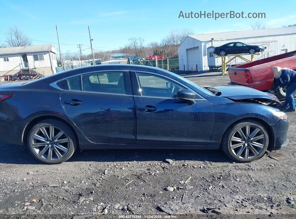 JM1GL1VM2M1603961 2021 MAZDA 6 Blue უკანა სალონის ხედი