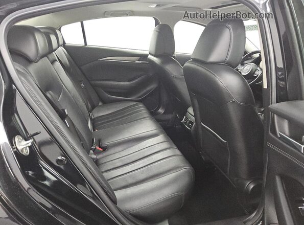JM1GL1VM2M1614779 2021 MAZDA 6 Black Widok tylnych siedzeń