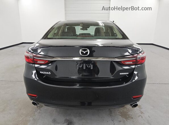 JM1GL1VM2M1614779 2021 MAZDA 6 Black Widok z tyłu