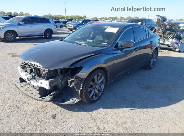JM1GL1VM4K1506029 2019 MAZDA 6 Black Передня ліва чверть