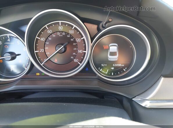 JM1GL1VM4K1506029 2019 MAZDA 6 Black Вид задніх сидінь