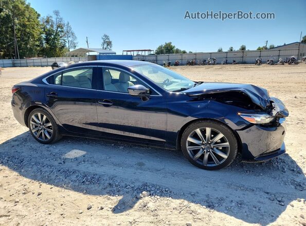 JM1GL1VM4M1600950 2021 MAZDA 6 Blue Przód prawy