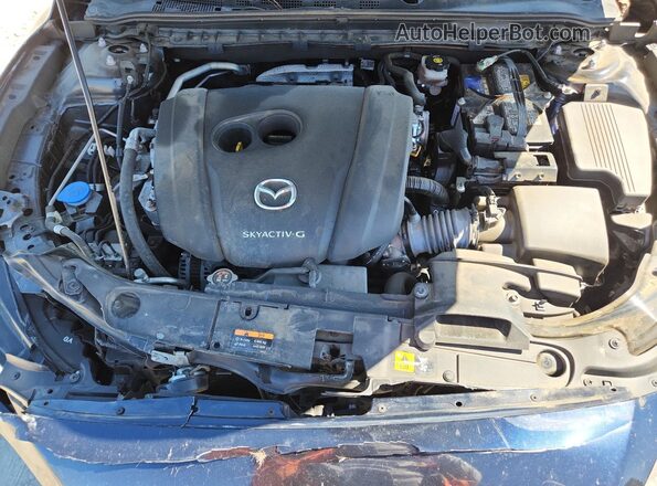 JM1GL1VM4M1600950 2021 MAZDA 6 Blue Widok wnętrza z tyłu