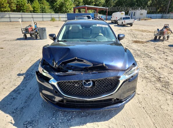 JM1GL1VM4M1600950 2021 MAZDA 6 Blue Widok z przodu