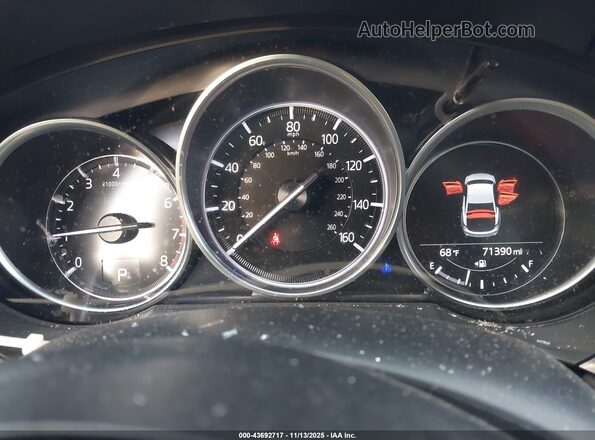 JM1GL1VM6L1524369 2020 MAZDA 6 Dark Blue უკანა სავარძლების ხედი