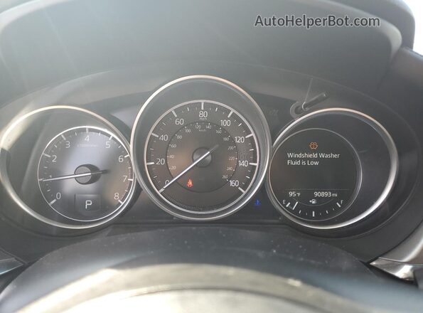 JM1GL1VM7K1505649 2019 MAZDA 6 Blue Вид щитка приладів