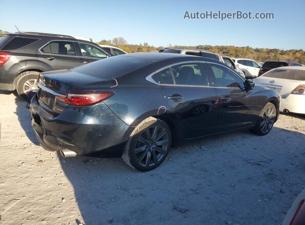 JM1GL1VM8M1603009 2021 MAZDA 6 Blue Задня права чверть
