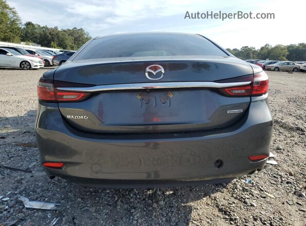JM1GL1VM9M1614035 2021 MAZDA 6 Charcoal უკანა ხედი