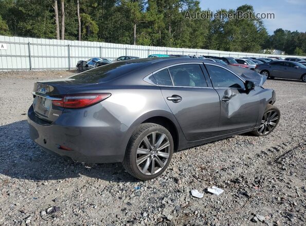 JM1GL1VM9M1614035 2021 MAZDA 6 Charcoal უკანა მარჯვენა