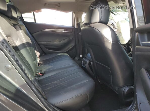 JM1GL1VM9M1614035 2021 MAZDA 6 Charcoal უკანა სავარძლების ხედი