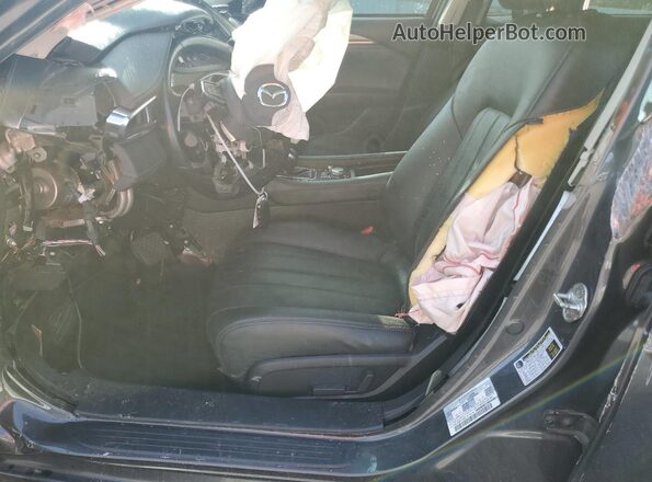 JM1GL1VM9M1614035 2021 MAZDA 6 Charcoal წინა სალონის ხედი