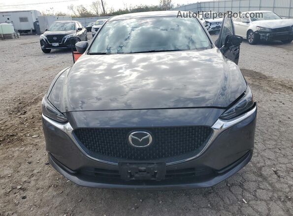 JM1GL1VM9M1615511 2021 MAZDA 6 Серебряный Вид спереди