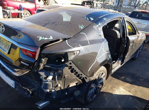 JM1GL1VMXK1505628 2019 MAZDA 6 Black Front view