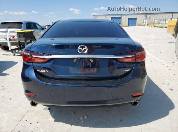 JM1GL1VMXK1510411 2019 MAZDA 6 Blue Widok z tyłu