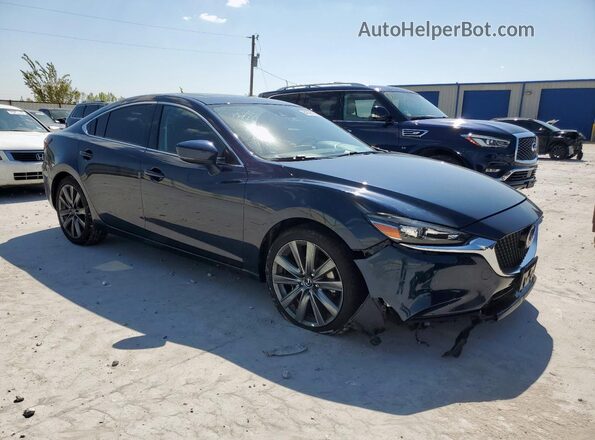 JM1GL1VMXK1510411 2019 MAZDA 6 Blue Przód prawy
