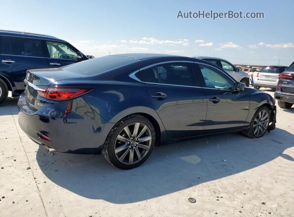 JM1GL1VMXK1510411 2019 MAZDA 6 Blue Tył prawy