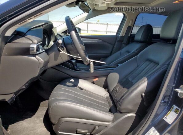 JM1GL1VMXK1510411 2019 MAZDA 6 Blue Widok wnętrza z przodu