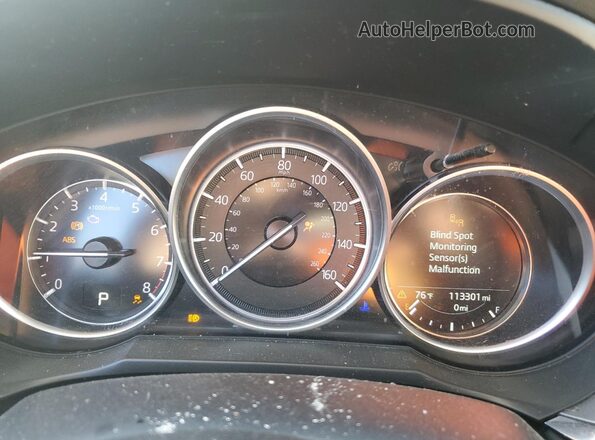 JM1GL1VMXL1518168 2020 MAZDA 6 Blue Սարքավորումների վահանակի տեսք
