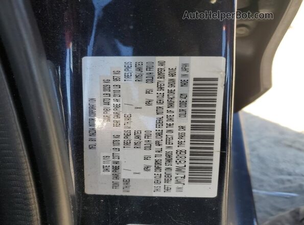 JM1GL1VMXL1518168 2020 MAZDA 6 Blue VIN կոդի պիտակի տեսք