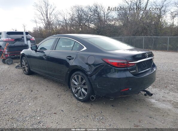 JM1GL1VMXM1604615 2021 MAZDA 6 Черный Задняя левая четверть