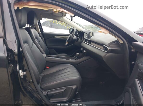 JM1GL1VMXM1604615 2021 MAZDA 6 Черный Вид салона спереди