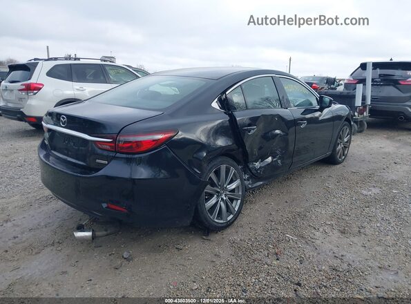 JM1GL1VMXM1604615 2021 MAZDA 6 Черный Задняя правая четверть