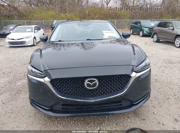 JM1GL1VMXM1604615 2021 MAZDA 6 Черный Вид задней части салона