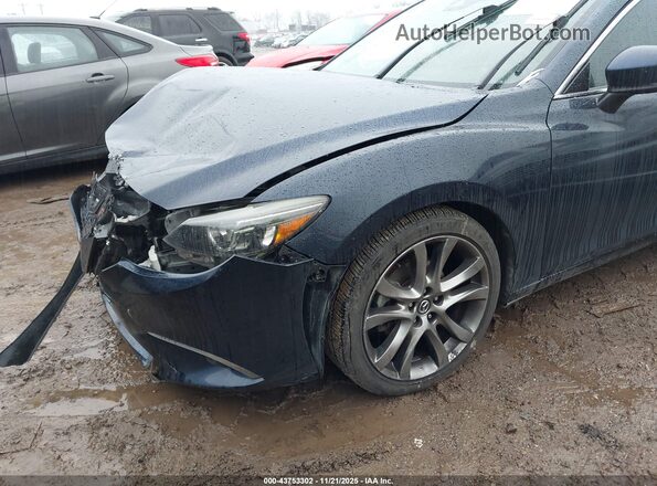 JM1GL1W56H1135875 2017 MAZDA 6 Dark Blue Դիմացի տեսք