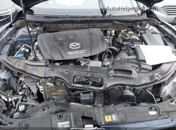 JM1GL1W56H1135875 2017 MAZDA 6 Dark Blue Հետևի տեսք