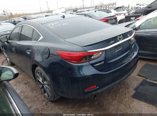 JM1GL1W56H1135875 2017 MAZDA 6 Dark Blue Հետևի ձախ