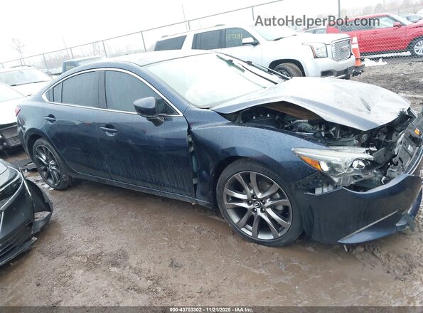 JM1GL1W56H1135875 2017 MAZDA 6 Dark Blue Սալոնի հետևի տեսք
