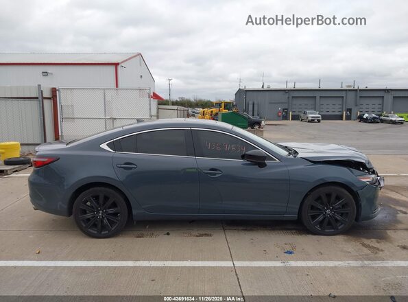 JM1GL1WY0M1613163 2021 MAZDA 6 Gray უკანა სალონის ხედი