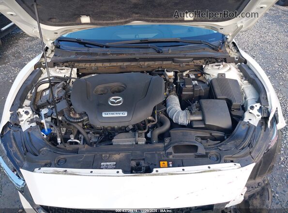 JM1GL1WY1L1513913 2020 MAZDA 6 White Widok z tyłu