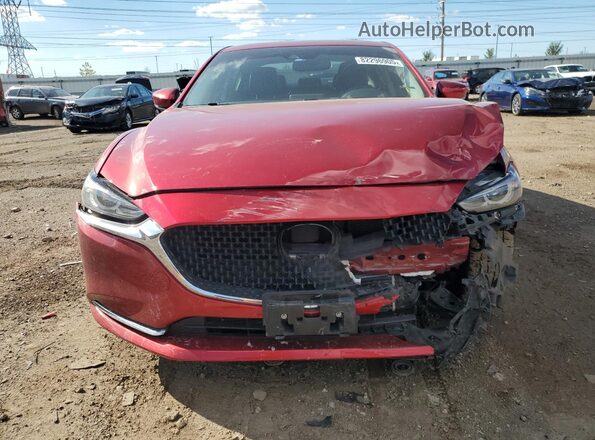 JM1GL1WY1M1602043 2021 MAZDA 6 Red Vista frontal