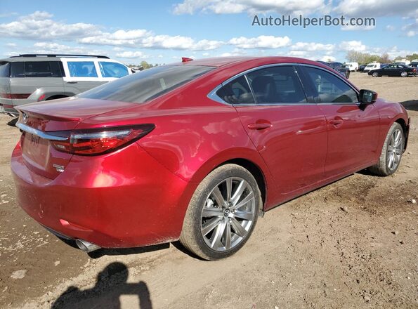 JM1GL1WY1M1602043 2021 MAZDA 6 Red Trasero derecho