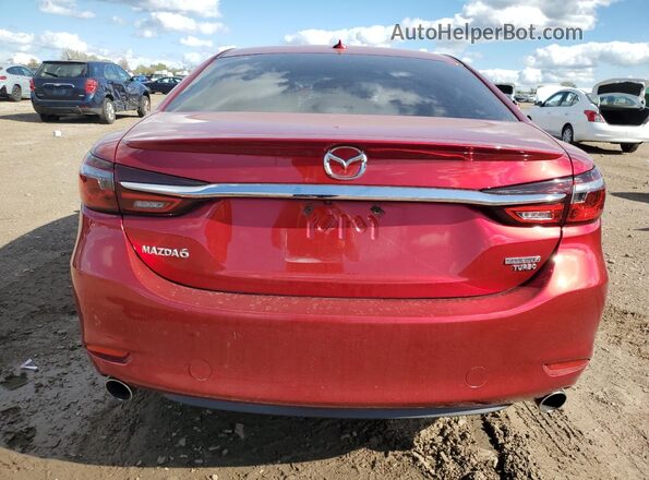 JM1GL1WY1M1602043 2021 MAZDA 6 Red Vista trasera