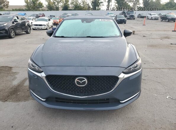 JM1GL1WY3M1600391 2021 MAZDA 6 Gray Դիմացի տեսք