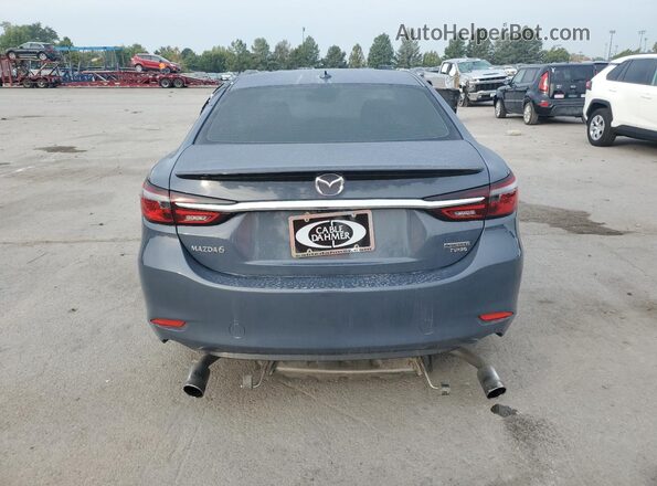 JM1GL1WY3M1600391 2021 MAZDA 6 Gray Հետևի տեսք